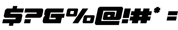Power Broker Italic Font OTHER CHARS