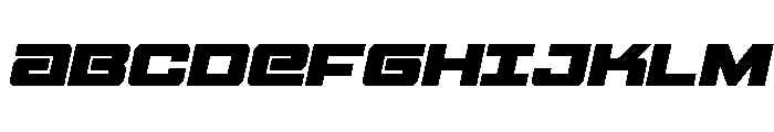 Power Broker Italic Font UPPERCASE