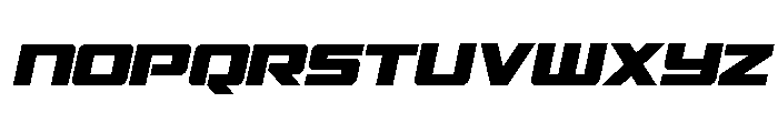 Power Broker Italic Font LOWERCASE