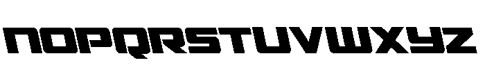 Power Broker Leftalic Font LOWERCASE