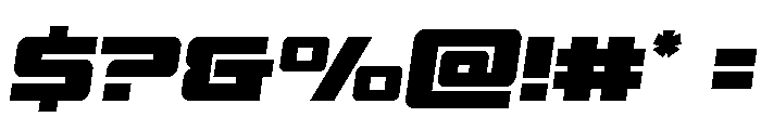 Power Broker Semi-Italic Font OTHER CHARS