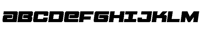 Power Broker Semi-Italic Font UPPERCASE