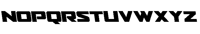 Power Broker Semi-Leftalic Font UPPERCASE