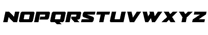 Power Broker Spaced Italic Font UPPERCASE