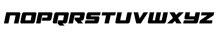 Power Broker Spaced Italic Font LOWERCASE