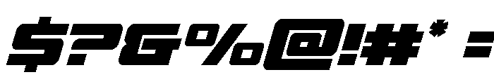 Power Broker Super-Italic Font OTHER CHARS