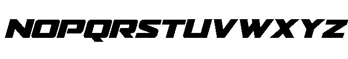 Power Broker Super-Italic Font UPPERCASE