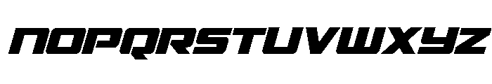 Power Broker Super-Italic Font LOWERCASE