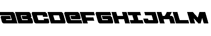 Power Broker Super-Leftalic Font UPPERCASE