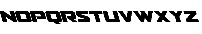 Power Broker Super-Leftalic Font UPPERCASE