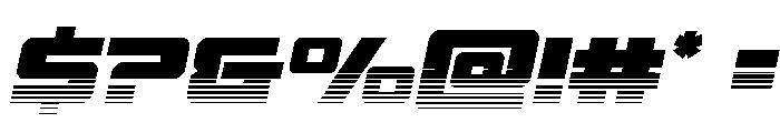 Power Broker Twotone Italic Font OTHER CHARS