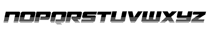 Power Broker Twotone Italic Font LOWERCASE