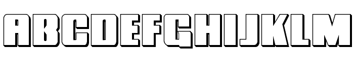 Power Lord 3D Font LOWERCASE
