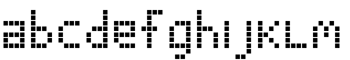 Poxel Font Regular Font LOWERCASE