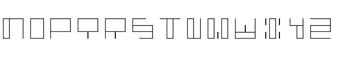 polyont thin Font UPPERCASE