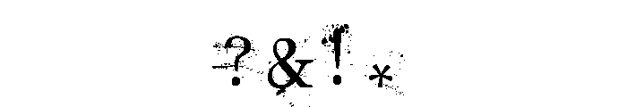 postnuclear Font OTHER CHARS
