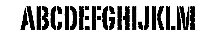 PortagoITC TT Font UPPERCASE