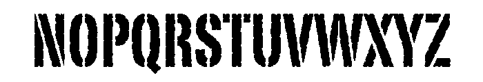 PortagoITC TT Font UPPERCASE