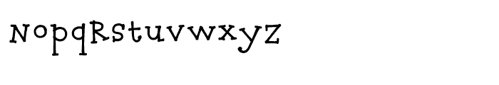 Pocket Serif PX Regular Font LOWERCASE