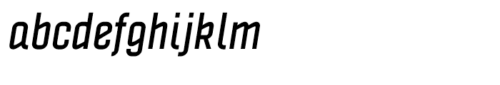 Politica Bold Italic Condensed Font LOWERCASE