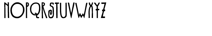 Polygraph Bold Font LOWERCASE
