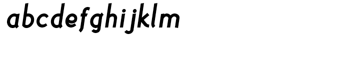 Polymer Bold Italic Font LOWERCASE