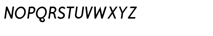 Polymer Medium Italic Font UPPERCASE
