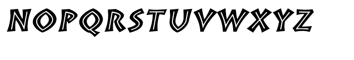 Pompeia Inline Italic Font UPPERCASE