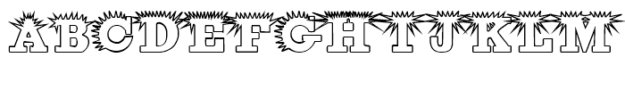 Porcupine White Font UPPERCASE