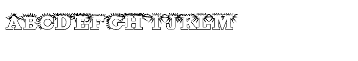 Porcupine White Font LOWERCASE