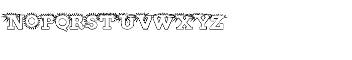 Porcupine White Font LOWERCASE