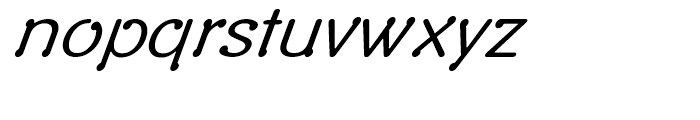 Potager Black Italic Font LOWERCASE