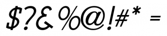 Pocatello JNL Oblique Font OTHER CHARS