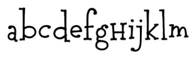 Pocket Serif Px Regular Font LOWERCASE