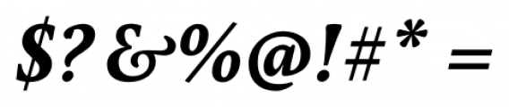 Pona Bold Italic Font OTHER CHARS
