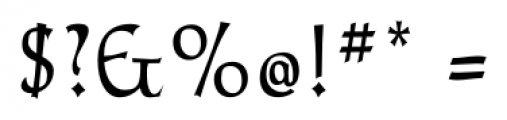 Poniard Regular Font OTHER CHARS