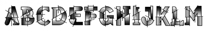 Pop Cubism Shaded Font UPPERCASE