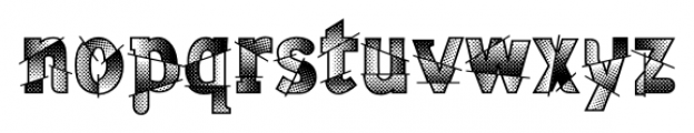 Pop Cubism Shaded Font LOWERCASE