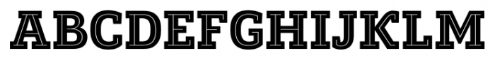 Posterizer KG Inline Regular Font UPPERCASE
