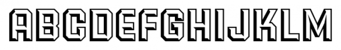 Power Station Wedge Regular Font UPPERCASE