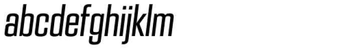PODIUM Sharp 3.7 italic Font LOWERCASE