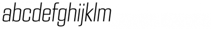PODIUM Sharp 4.5 italic Font LOWERCASE