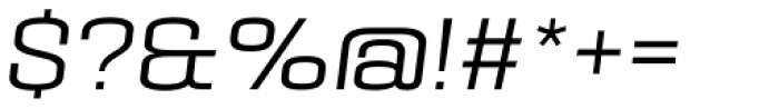 PODIUM Sharp 6.6 italic Font OTHER CHARS