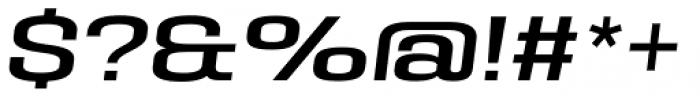 PODIUM Sharp 7.8 italic Font OTHER CHARS