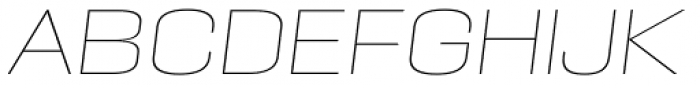 PODIUM Sharp 8.3 italic Font UPPERCASE