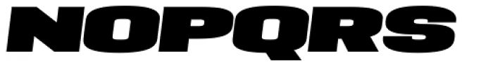 PODIUM Sharp 9.13 italic Font UPPERCASE