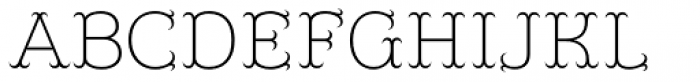 Poblano Thin Font UPPERCASE