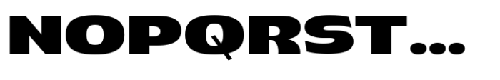 Pocas Black Expanded Font UPPERCASE
