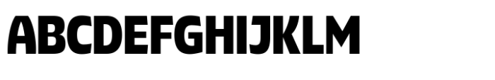 Pocas Extra Bold Condensed Font UPPERCASE