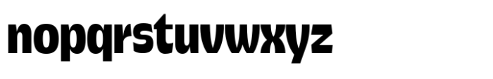 Pocas Extra Bold Condensed Font LOWERCASE